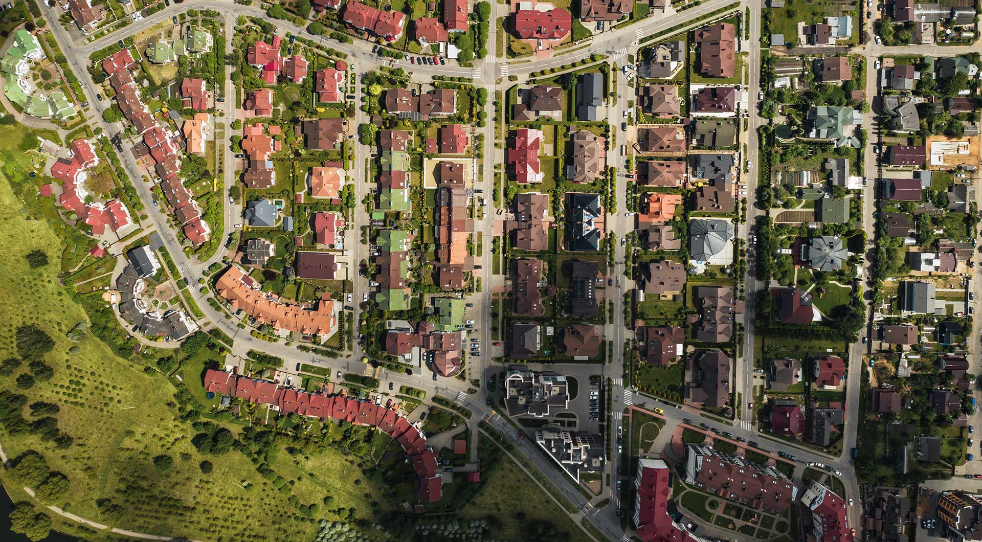 overheard image of a neighborhood Land Use & Zoning